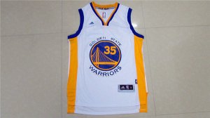 Maillot De Basket Golden State Warriors Kevin Durant 35 Tissus Sportif Fans Edition Blanc
